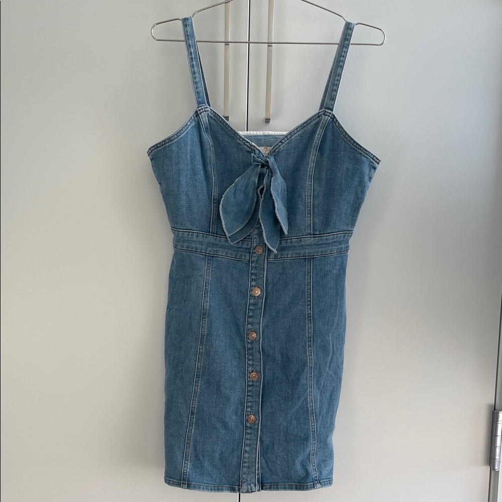 7 for All Mankind Denim Button-Down Dress Size L